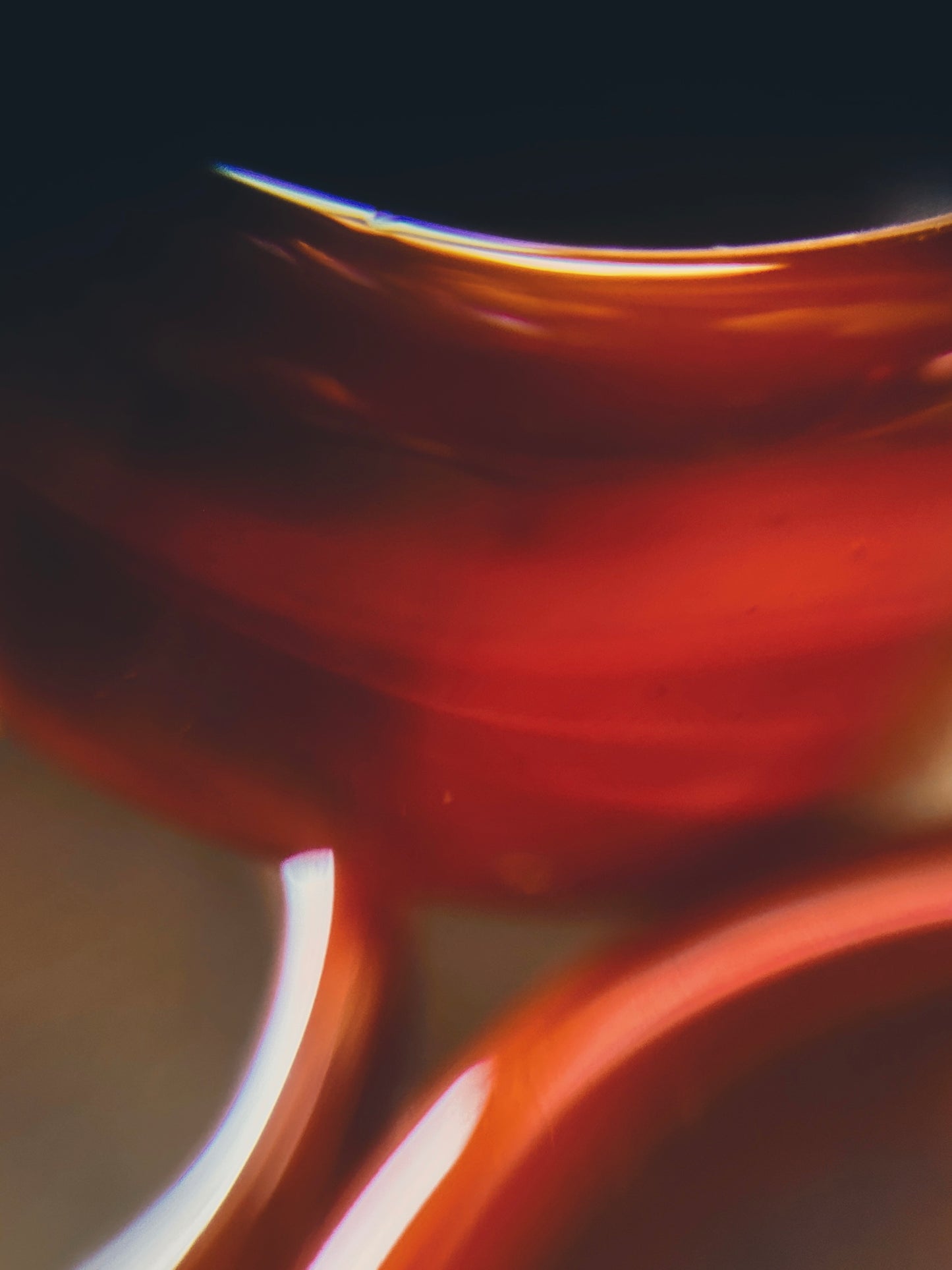 Winter edition glass ring