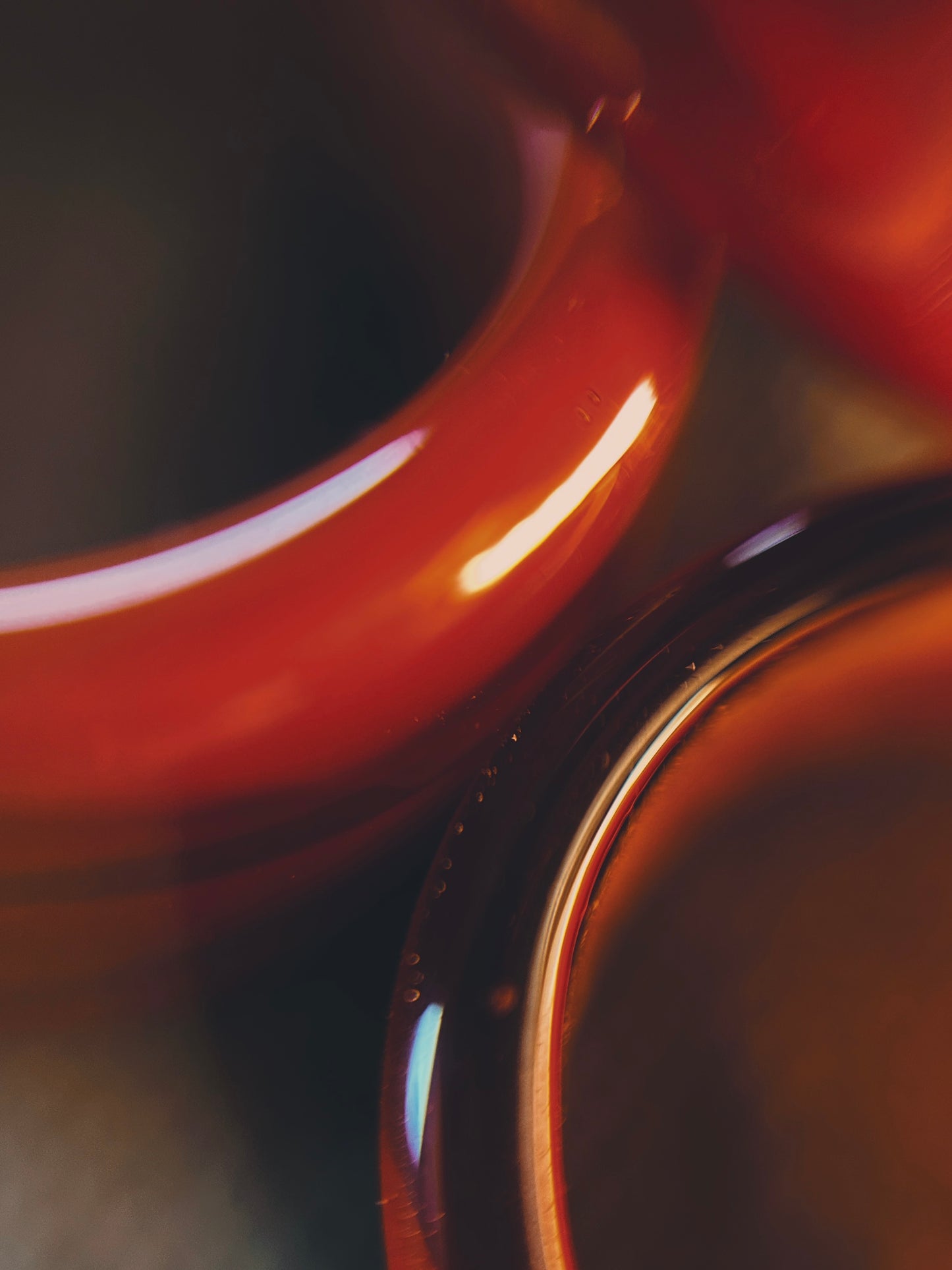 Winter edition glass ring